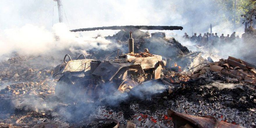Yangın Bir Köyü Yok Etti