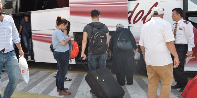 Otobüs terminallerinde Kurban Bayramı yoğunluğu