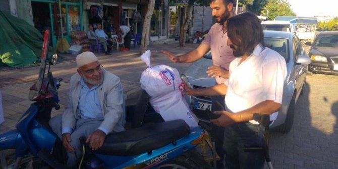 Engelliler derneğinden örnek davranış