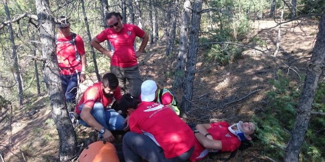 Kayıp ihbarına gittiler, arama kurtarma eğitimi ve tatbikatı yaptılar