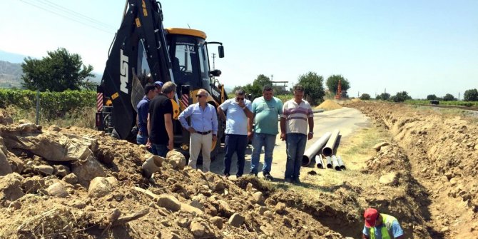 Başkan Kayda, yapımı süren çalışmaları inceledi