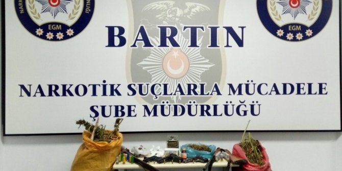 Bartın’da 7 kilogram esrar ele geçirildi