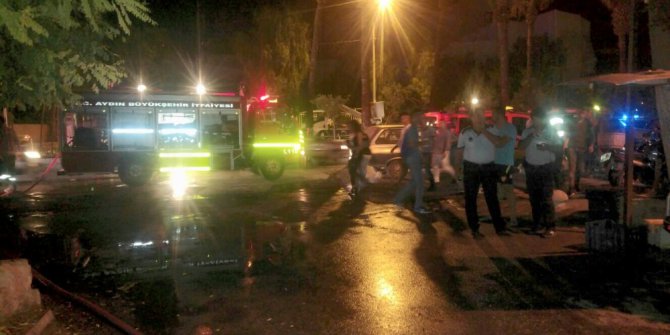 Kuşadası’nda eski jandarma binasında yangın