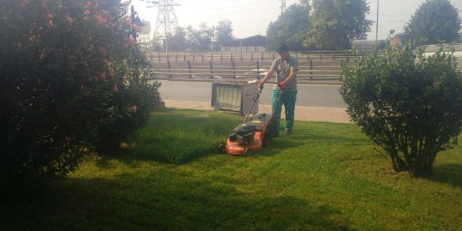 İzmit’in mahallelerinde tırpanlama çalışmaları başladı