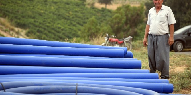 Araziler artık damlama sulama yöntemiyle sulanacak