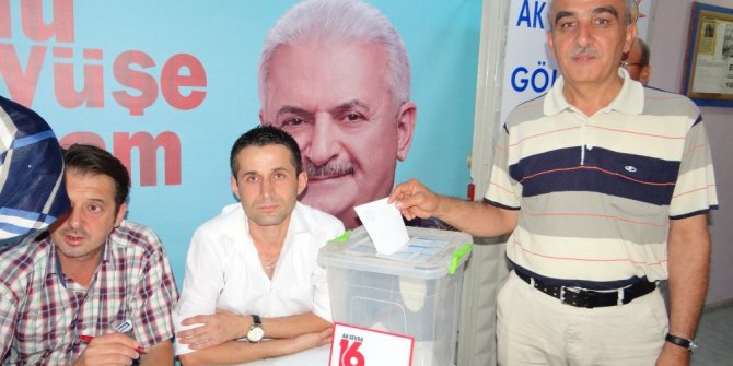 AK Parti Gölpazarı teşkilatı sandık başına gitti