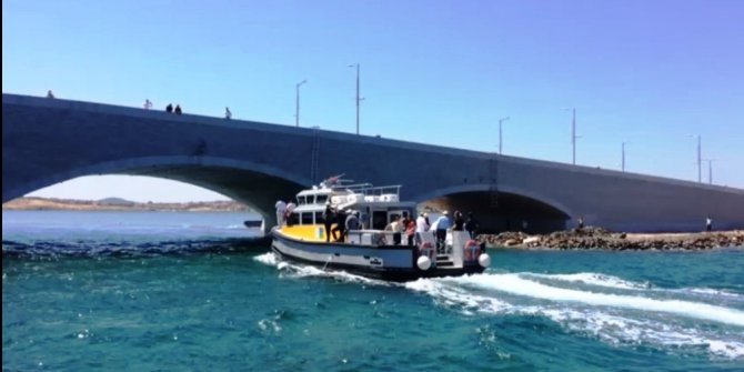 Edremit- Ayvalık arasında deniz taksiler törenle seferlere başladı