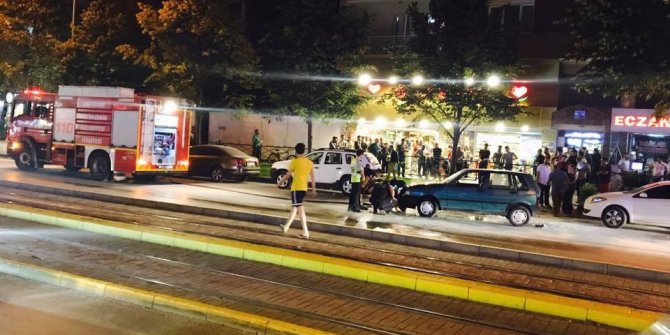 Markete gitti, döndüğünde aracının yandığını gördü