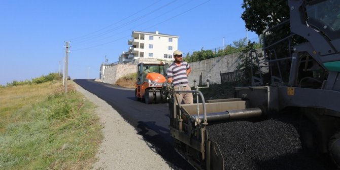Aralık Caddesi asfaltlanıyor