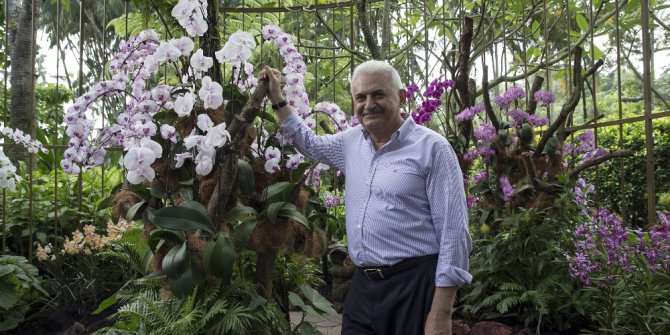 Başbakan Yıldırım, Ulusal Orkide Bahçesini ziyaret etti