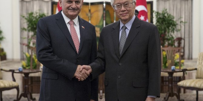 Başbakan Yıldırım Singapur Cumhurbaşkanı ile görüştü