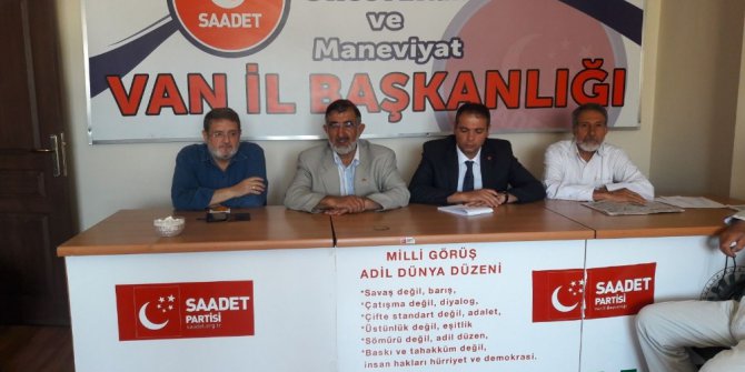 Saadet Partisi Ağustos Ayı İl Divan Toplantısı