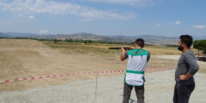 Hisarcık’ta trap ve tek kurşun atış yarışması