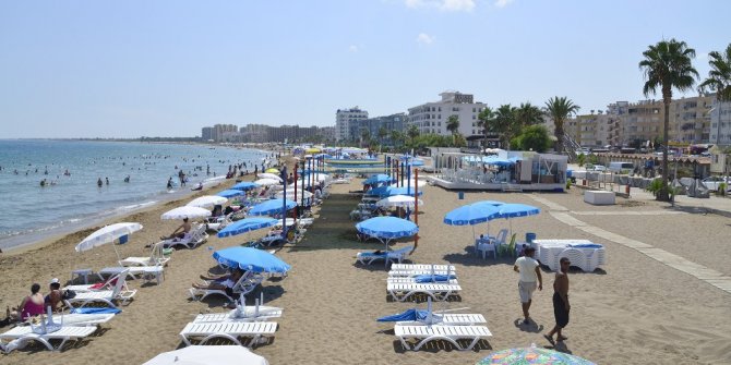 Mersin’in 7 sahili bu sezon bir buçuk milyondan fazla tatilciyi ağırladı