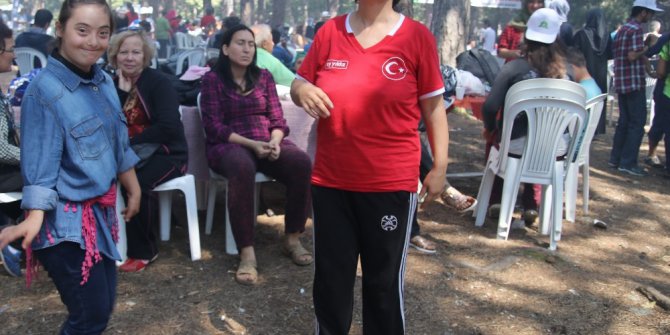 Engellilerin "mavi" ve "yeşil" keyfi