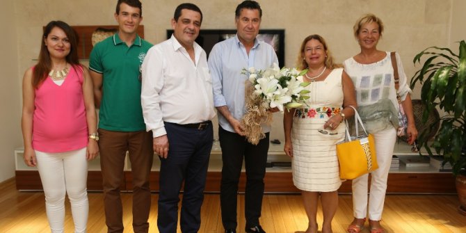 Lions yöneticilerinden Başkan Kocadon’a ziyaret