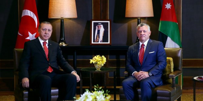 Cumhurbaşkanı Erdoğan Ürdün Kralı 2. Abdullah ile görüştü