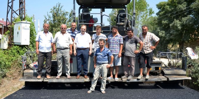 Bafra’da 600 bin metrekare asfalt yapıldı
