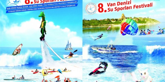 Van su sporları festivaline hazır