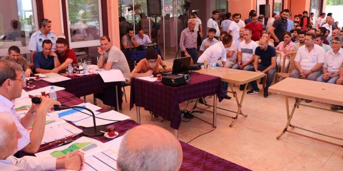 Simav panayırı yer satış ihalesi yapıldı