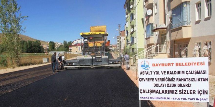 Kalıcı Asfalt Çalışmaları Başladı