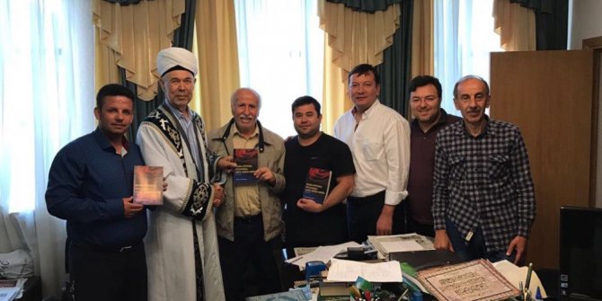 İhlas Vakfı Türk Dünyası Koordinatörü Numan Ünal Başkurdistan Müftüsünü ziyaret etti
