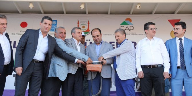 Birecik katı atık tesisin temeli atıldı