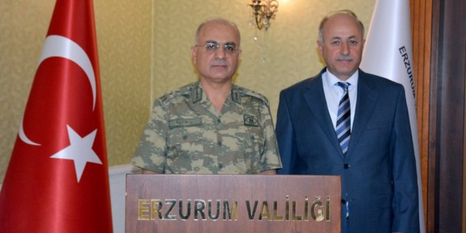 Tümgeneral Özoğlu’ndan Vali Azizoğlu’na veda ziyareti