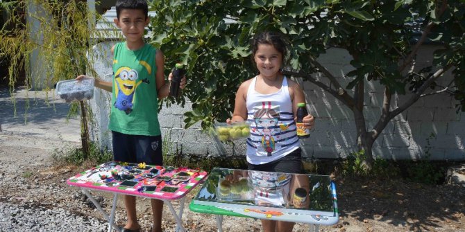 Ortacalı miniklerden okul harçlığı standı