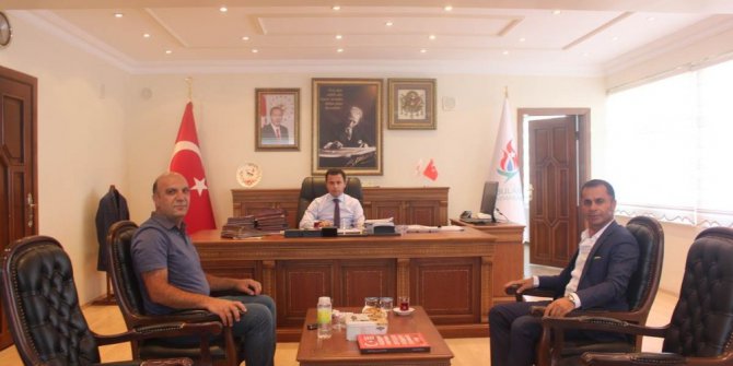 İş adamı Urgun, Kaymakam Uzan’ı ziyaret etti