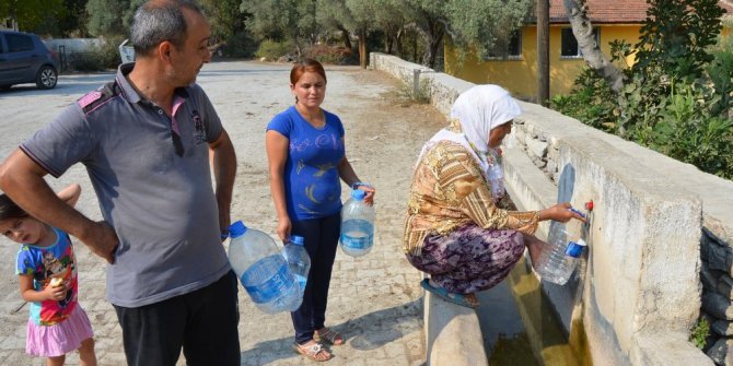 Kızılağaç sakinleri suya kavuşuyor