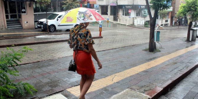 Tekirdağ’da şiddetli yağmur