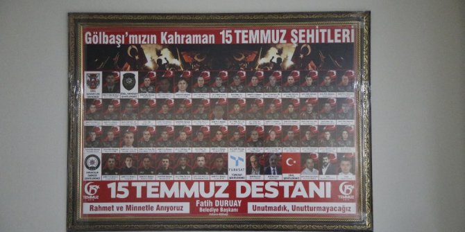 Gölbaşı Belediyesi, 15 Temmuz’un kahraman şehitlerini unutturmuyor
