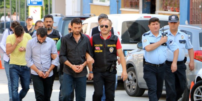 Park cinayetinin şüphelileri adliyede