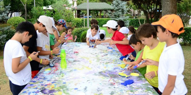 Kadıköylü çocukların yaz keyfi