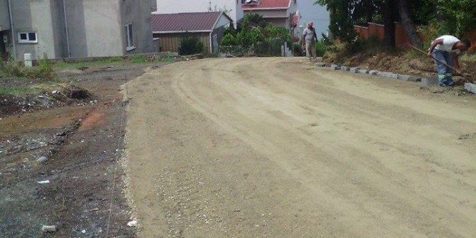 Akçakoca’da Sokak çalışmaları sürüyor