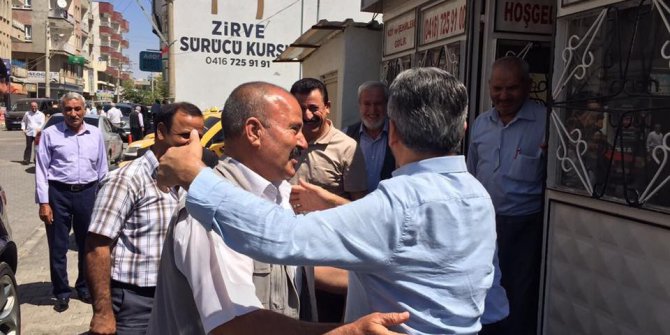 TBMM Başkan Vekili Aydın Kahta’da esnaflarla bir araya geldi