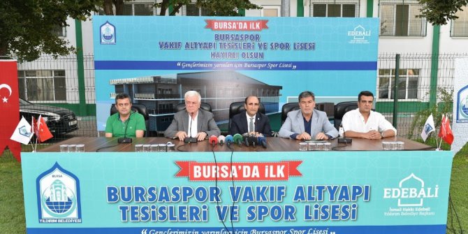Yıldırım Belediyesi’nden Bursaspor’un geleceğine dev yatırım