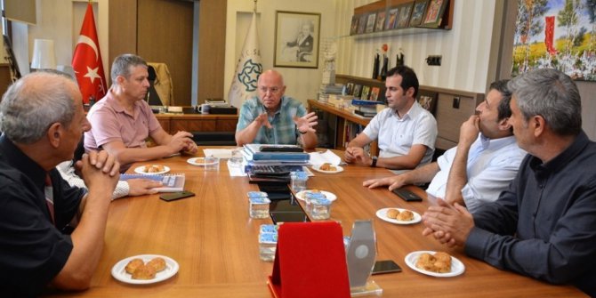 Başkan Eşkinat Mühendis Odaları yöneticileriyle bir araya geldi