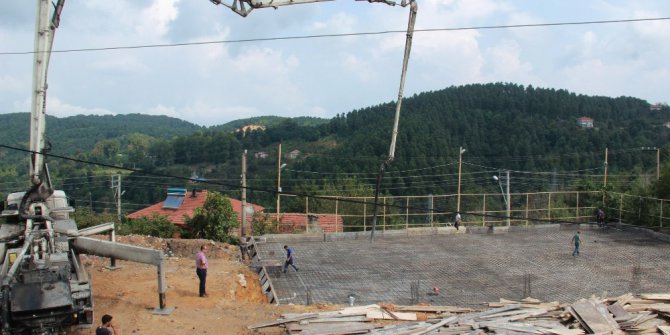 Kandilli Belediyesi’nin yapacağı çok amaçlı salonun temeli atıldı