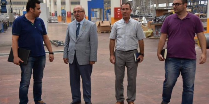 Başkan Albayrak’dan Çerkezköy OSB’deki fabrikaları inceledi