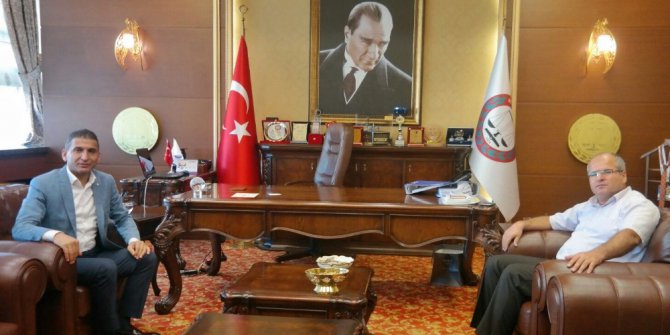 Adalet Komisyonu Başkanı Kahveci’den Baro Başkanı Er’e iadeyi ziyaret