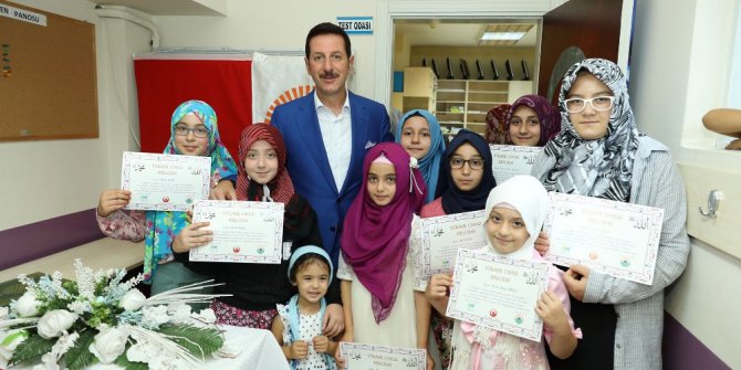 İlkadımlı miniklerin belge heyecanı