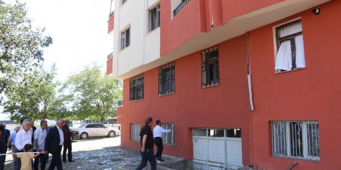 Bingöl’deki yangında zarar gören binayı belediye onaracak