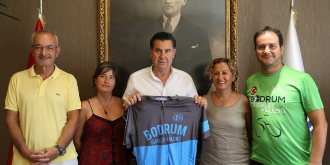 Bodrum Bisiklet Kulübünden Başkan Kocadon’a ziyaret