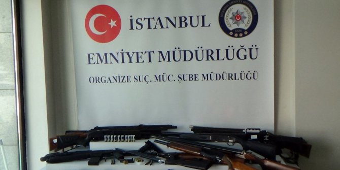 İstanbul merkezli 11 ilde silah kaçakçılarına operasyon: 22 gözaltı