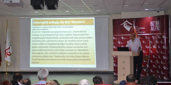 ASP İl Müdürlüğü personeline kriz yönetimi eğitimi