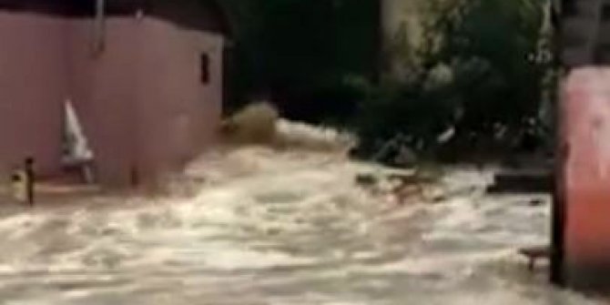 Bartın sağanak yağışa teslim oldu