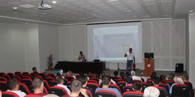 Sağlık çalışanlarına yangın güvenliği eğitimi