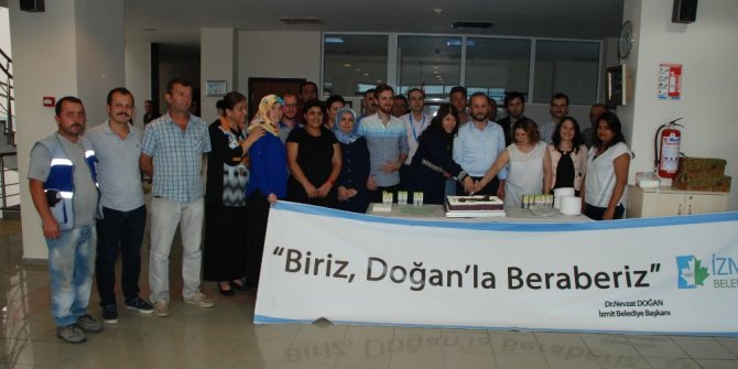 İzmit Belediyesi 108 personelin doğum gününü kutladı